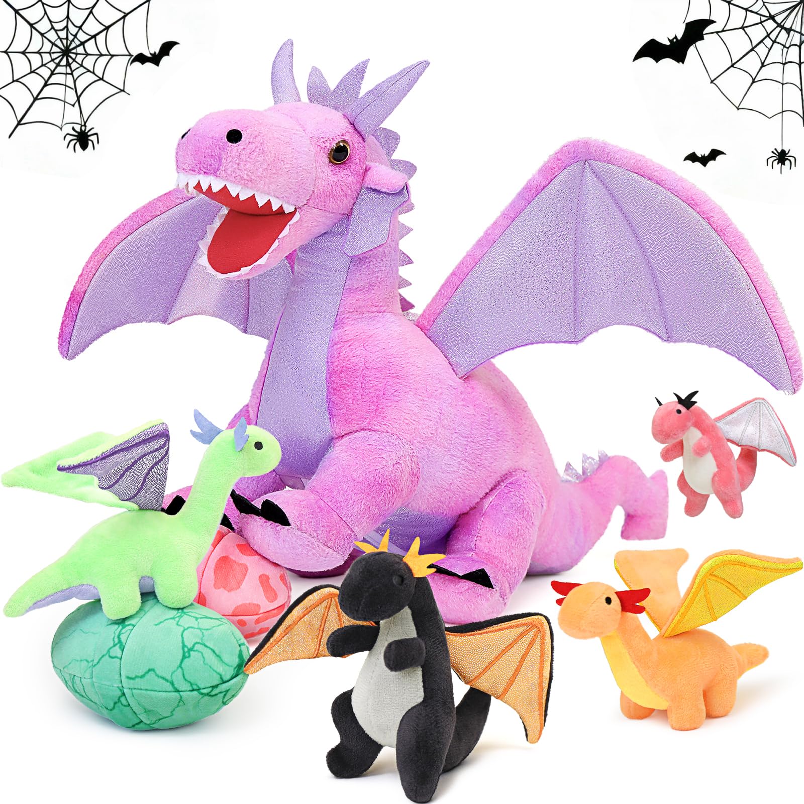 Amazon.co.jp: MaoGoLan ドラゴンぬいぐるみ7点セット 子供用 22