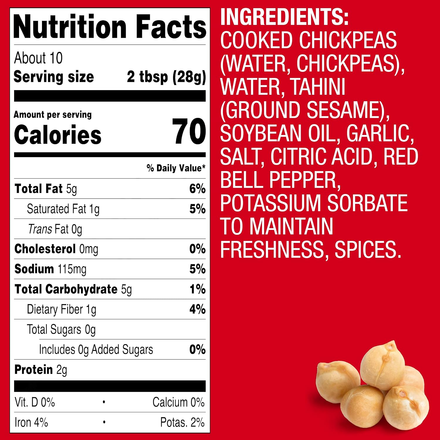 Sabra, Roasted Garlic Hummus, 10 oz