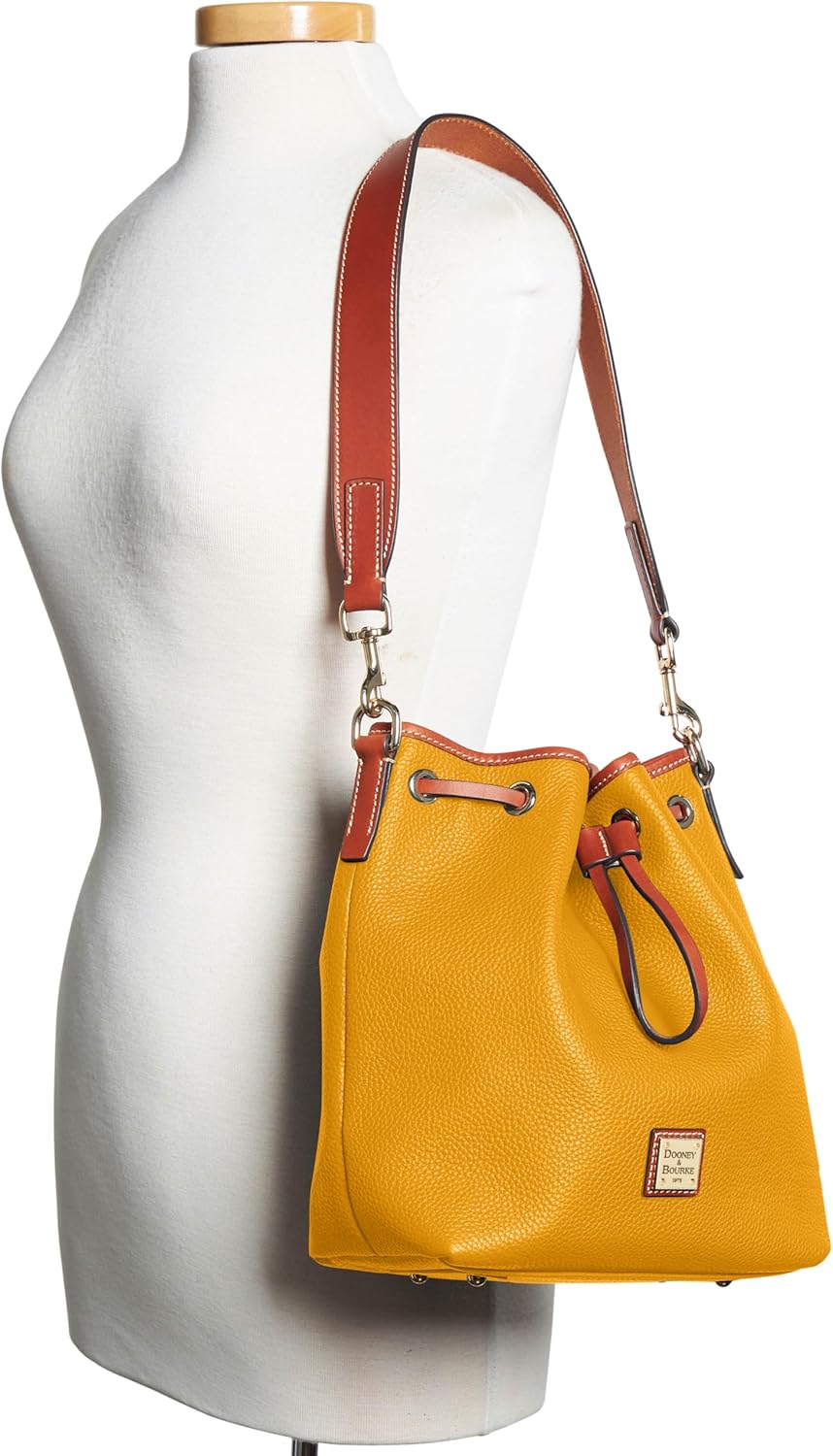 Dooney & Bourke Handbag, Pebble Grain Drawstring - Image 4