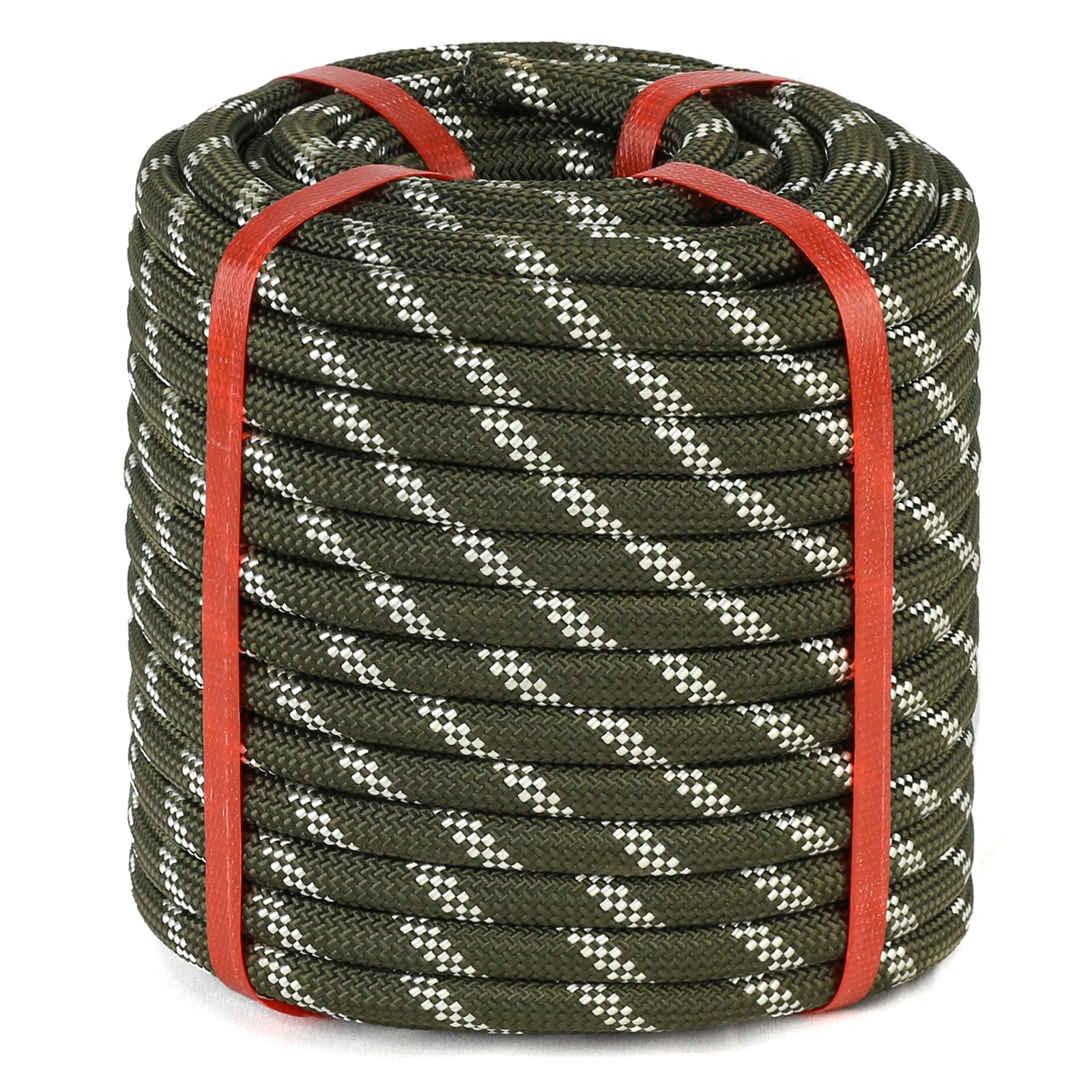 Double Braid Arborist Rope(1/2 in x 100ft) Arborist Rigging Polyester ...