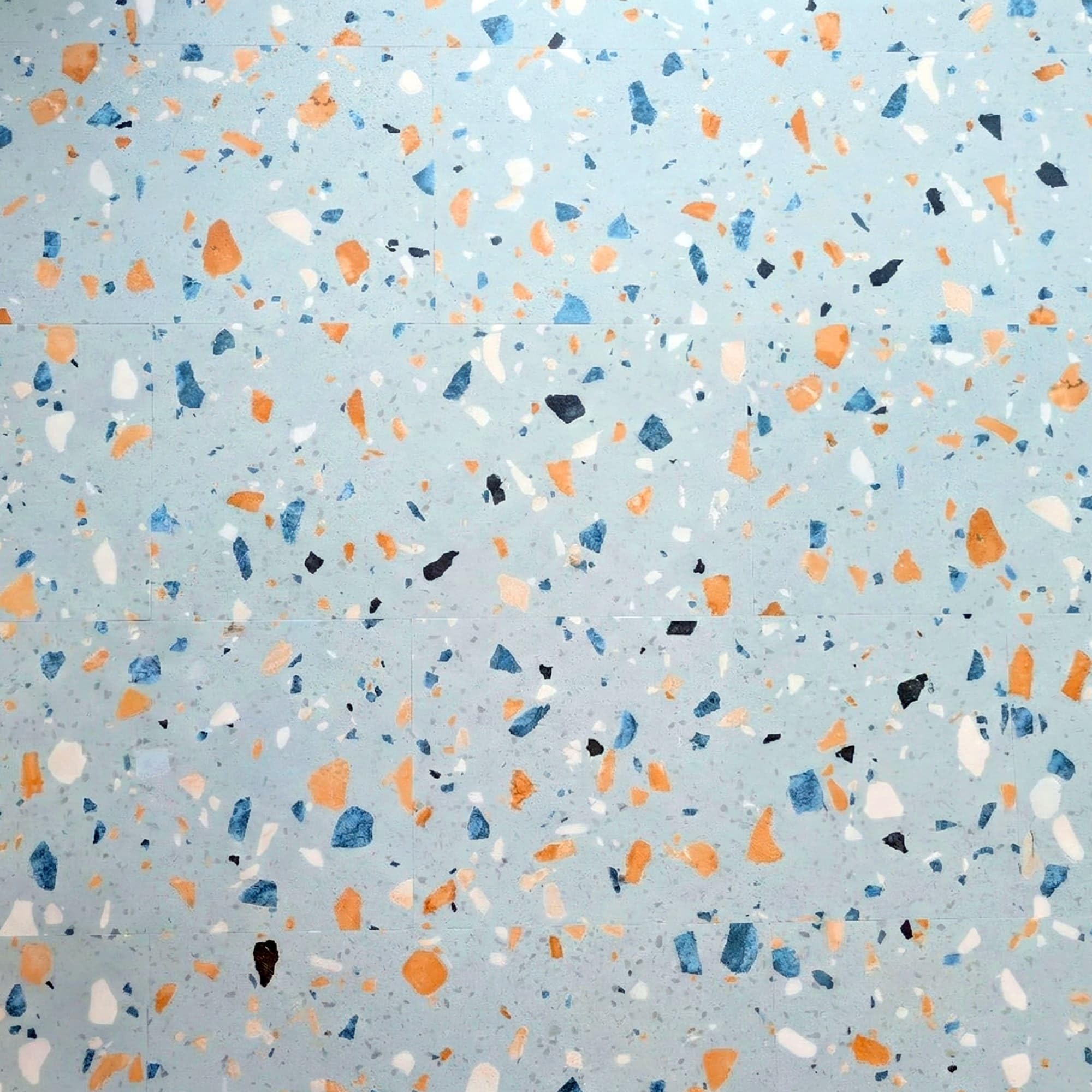 Allure Luxury Vinyl Tile Flooring, 22 Mil Wear Layer, Ultima Blue Agave Terrazzo 12" x 24", 6.5 mm Thick Vinyl Tiles with Click and Lock Installation, 1 Box 23.56 sqft