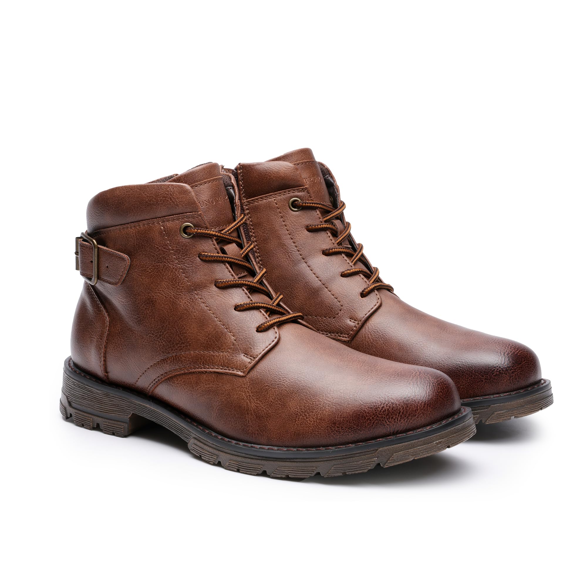 Bruno Marc Botas de Moto Hombre de Forro Malla Transpirable Botas Militares con Tobillo Aolchada Botines Vestir Invierno