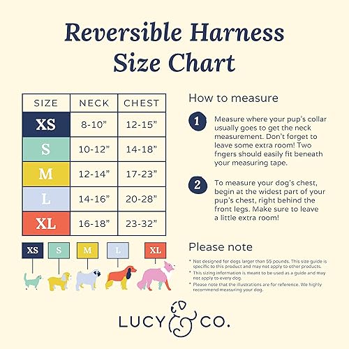 Miniatura 6 de Lindo arnés reversible para perro con cuello halter, el mejor diseño de arneses para mascotas para perros medianos, chaleco acolchado ajustable para