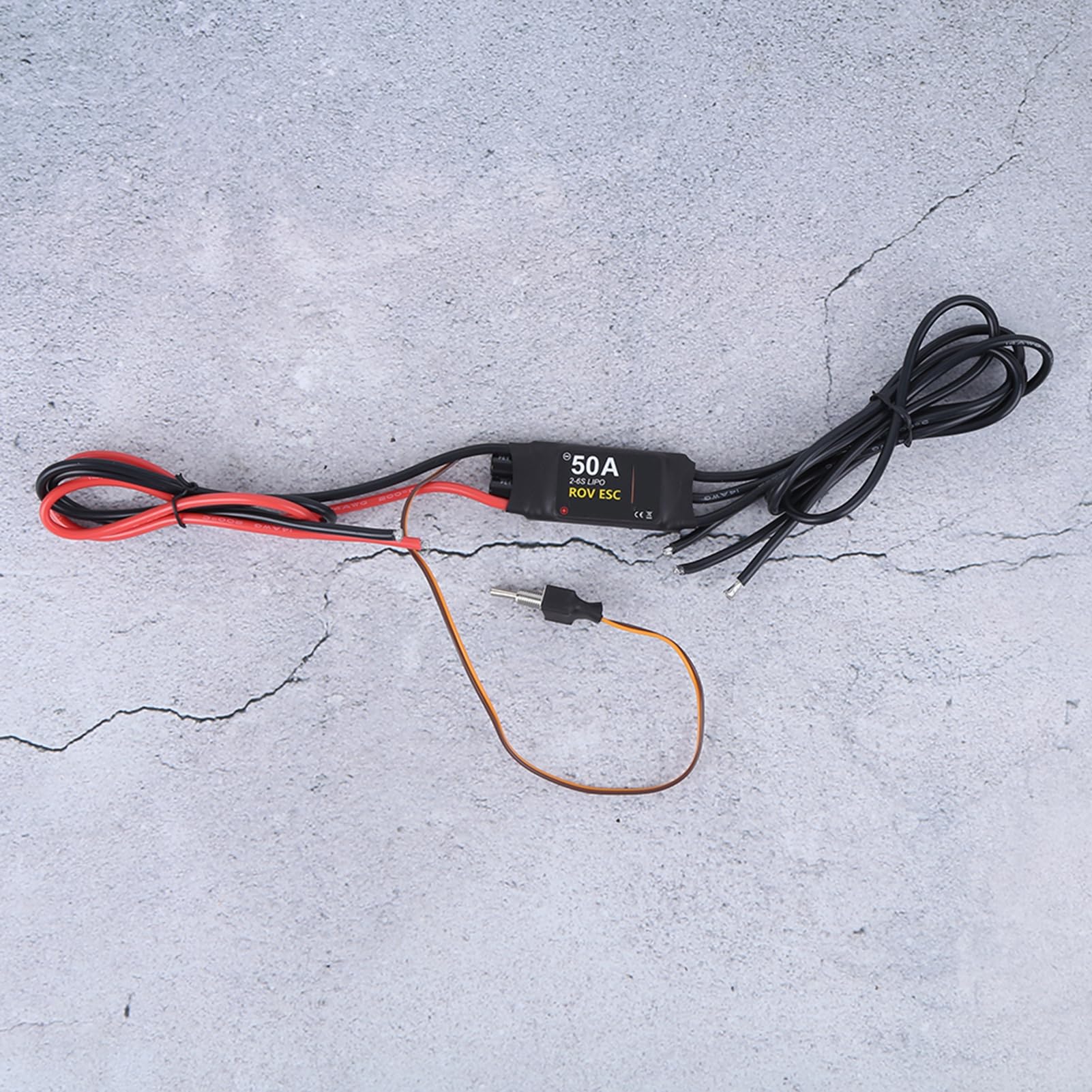 Wodoszczelny bezszczotkowy regulator 50 A 2-6S do łodzi 24 V RC - podwodny ster