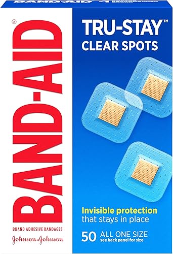 Vista 20 de Apósitos adhesivos Band-Aid en tiras transparentes, hfs-koi-zk-a2016, Todo un tamaño, Sheer, 1, 1