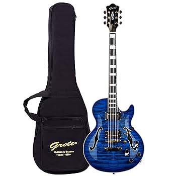 ギター GROTE LPF-001 Grote LPF-001 Semi-Hollow Body Electric Guitar Coils