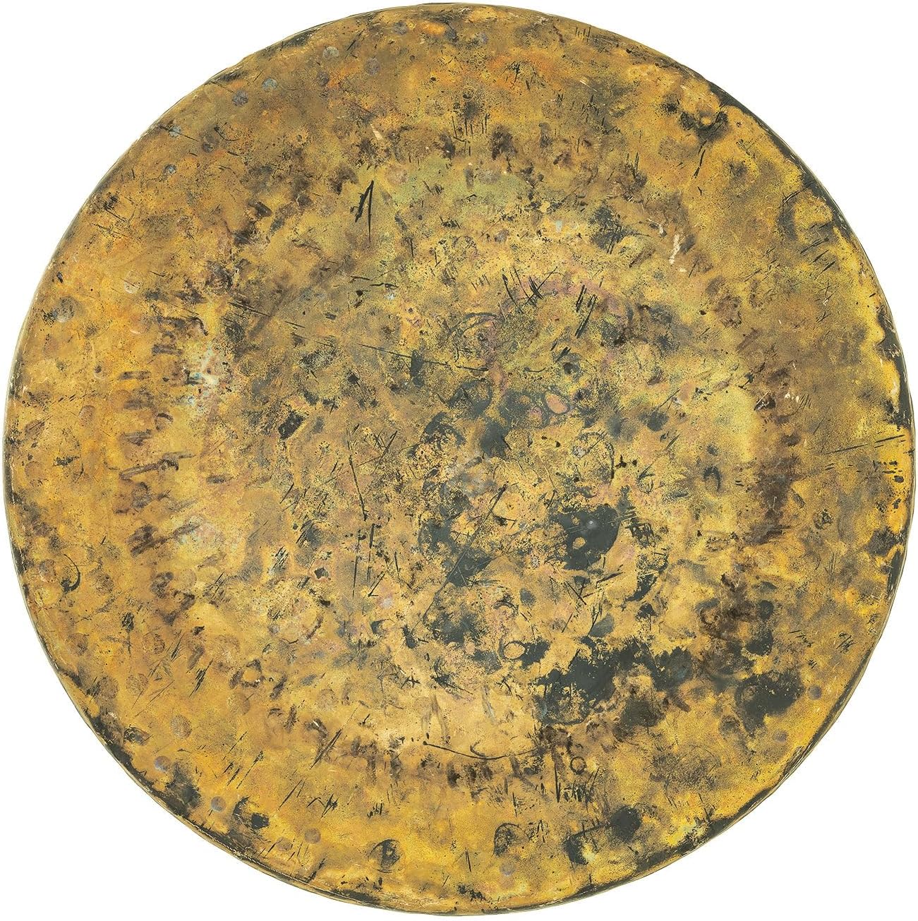 Unlimited Atlantis Gongs - Includes Gong, Mallet & Rope/Unlathed Bronze Gong W/Ancient Look/For Sound Healing, Meditation, & Yoga