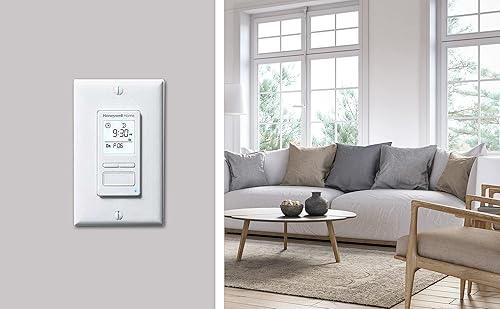 Miniatura 4 de Interruptor programable de la hora solar de 7 días para luces y motores Econoswitch RPLS740B de Honeywell, RPLS740B1008/U