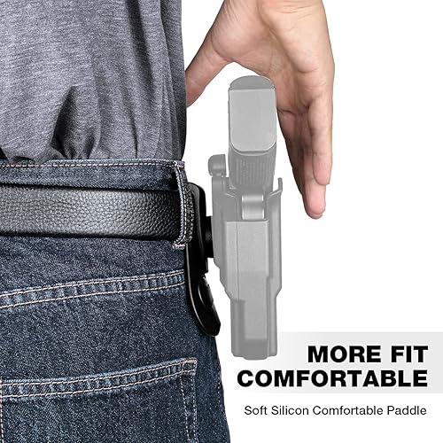 Miniatura 7 de Accesorio de paleta de pistola, paleta de silicona OWB, paleta de polímero universal para fundabolsas de revistaaccesorios, accesorios para armas de