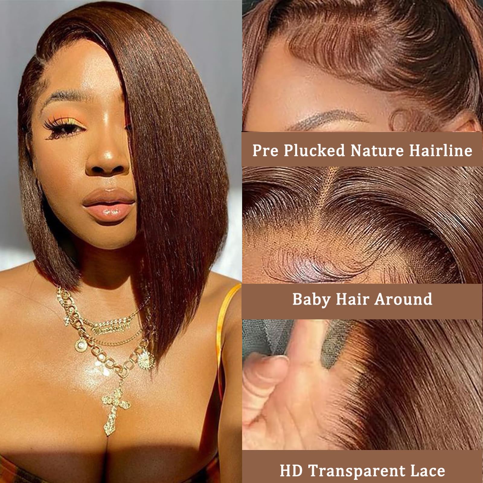 Glueless full lace wig, 14\