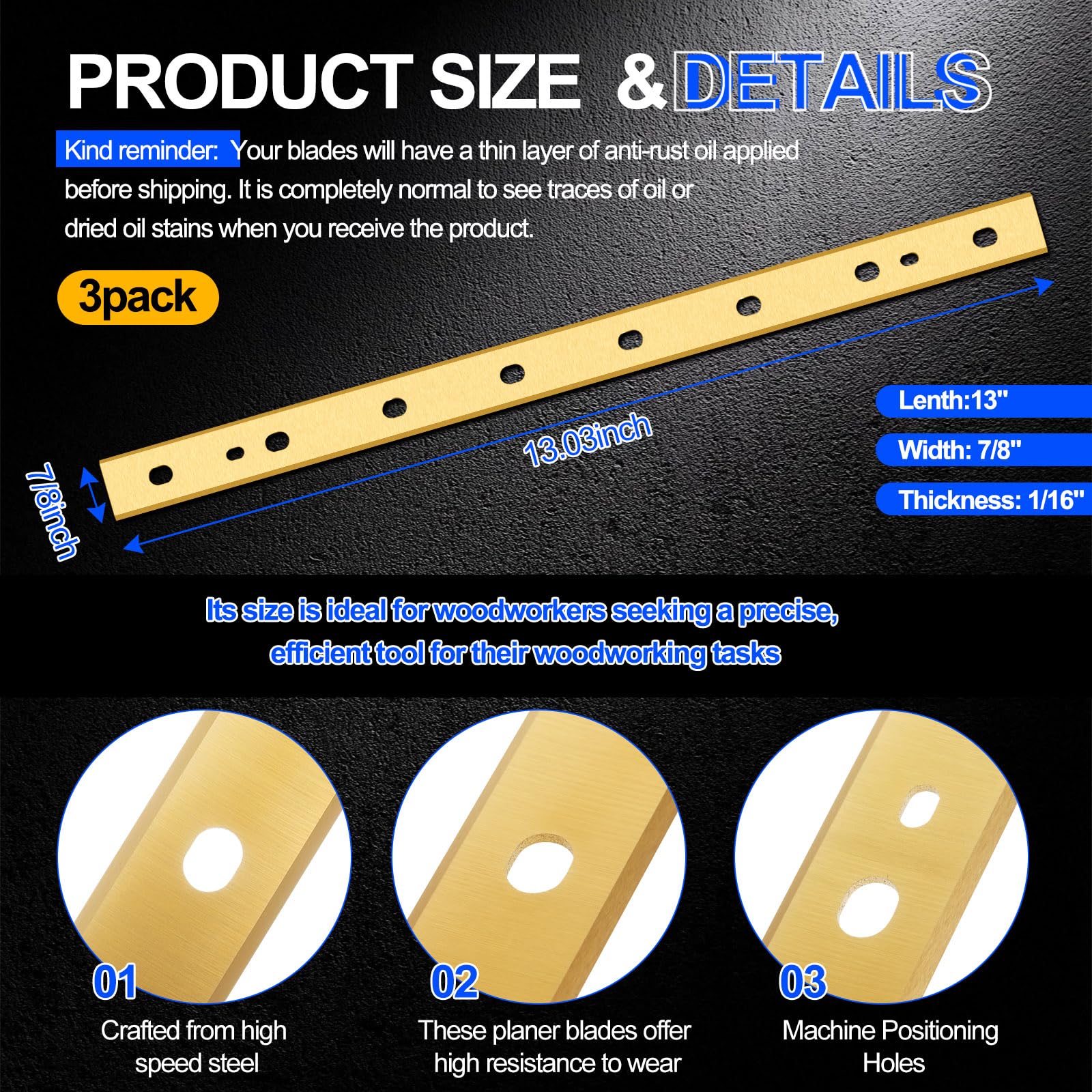 Otoolling Planer Table - 2 Pack with Blades -3 Otoolling Planer Table - 2 Pack with Blades -3
