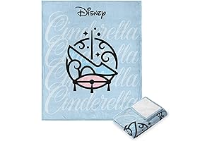 Northwest Disney Princess Silk Touch Throw Blanket, 50" x 60", Iconic Cinderella
