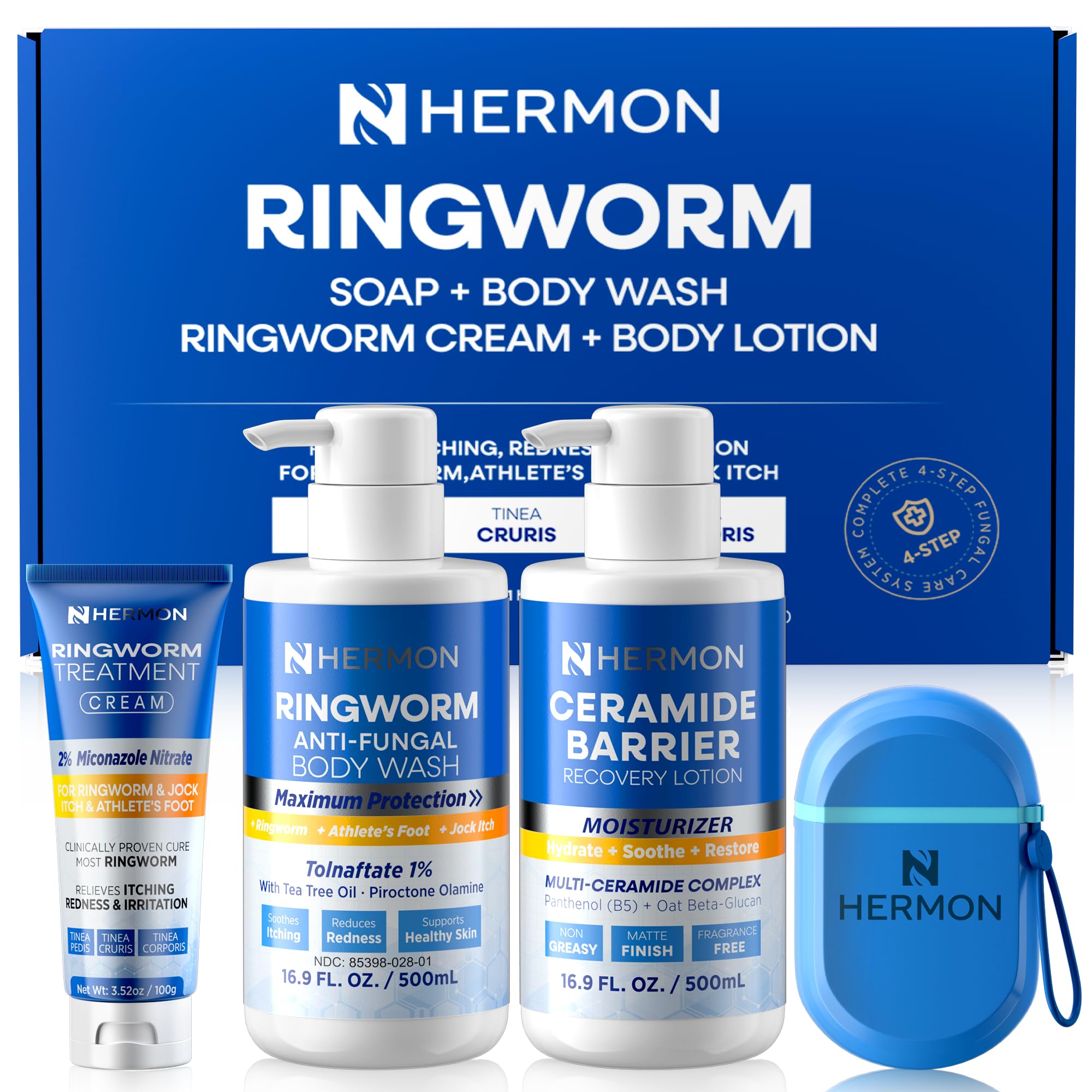 Hermon Antifungal Cleansing Soap for Ringworm Care – Daily Body Wash for Athlete’s Foot & Jock Itch Support – Tea Tree Oil & Sulfur Formula – Gentle Skin Barrier Care – 2 Pack — Amazon image 17