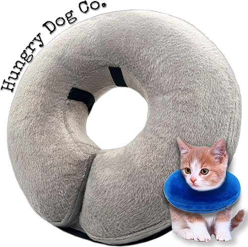 Hungry Dog Co. Collar inflable de alta calidad para perros y gatos Ayuda en la recuperación de mascotas Cómodo y seguro para tu mascota suave