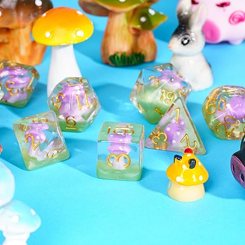 Miniatura 87 de UDIXI - Juego de dados poliédricos DND; juego de dados para Dungeons & Dragons, dados de calavera para DND, RPG, MTG y otros juegos de mesa