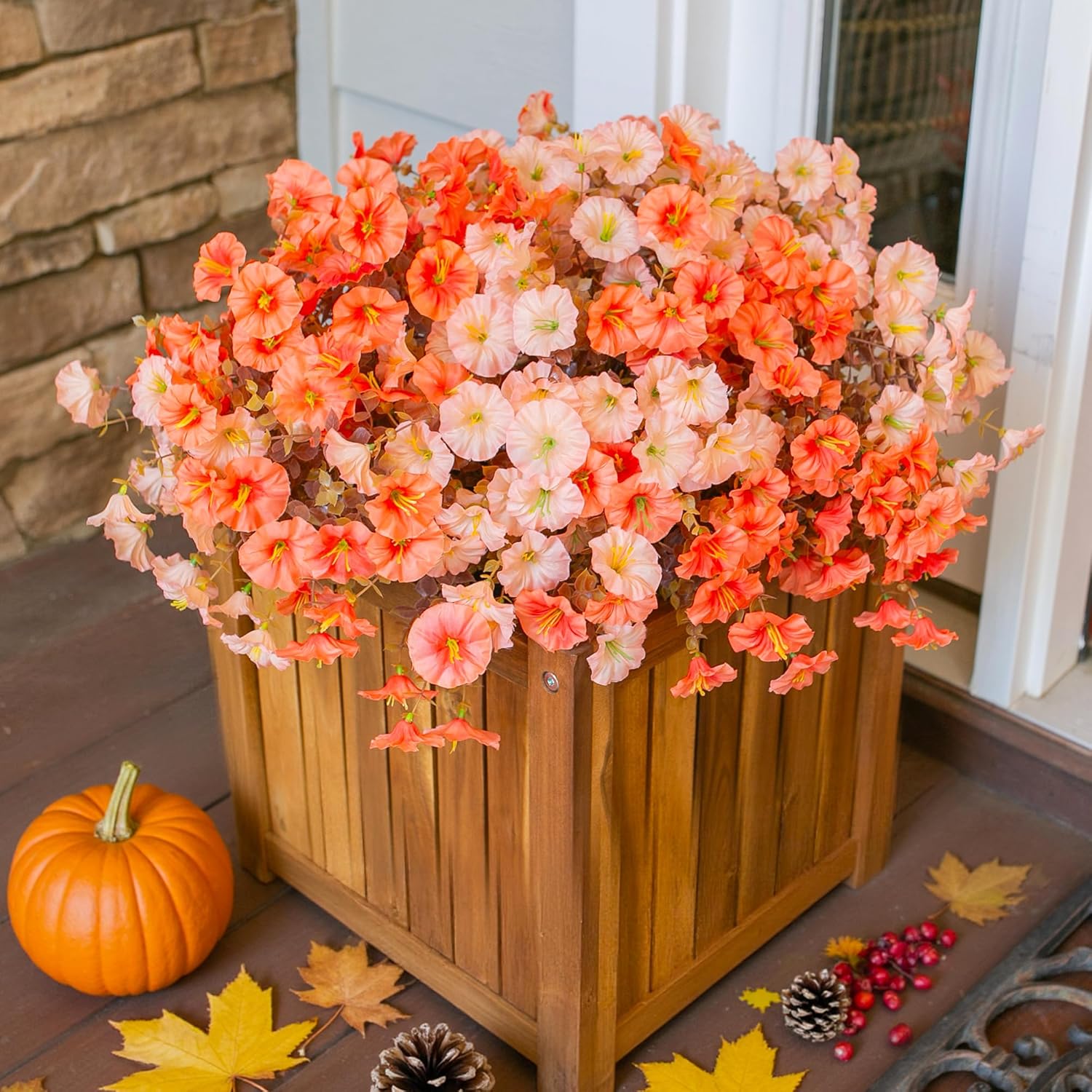 Transform Your Fall Decor: Review of UV-Resistant Artificial Mums for Outdoors