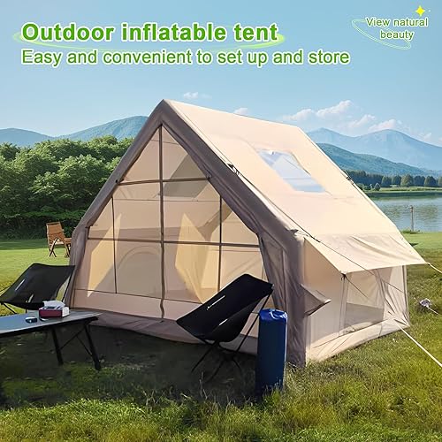 Miniatura 6 de Tiendas de campaña inflables para camping, tienda de campaña inflable grande, tienda de campaña para 1-6 personas, fácil instalación, tienda de