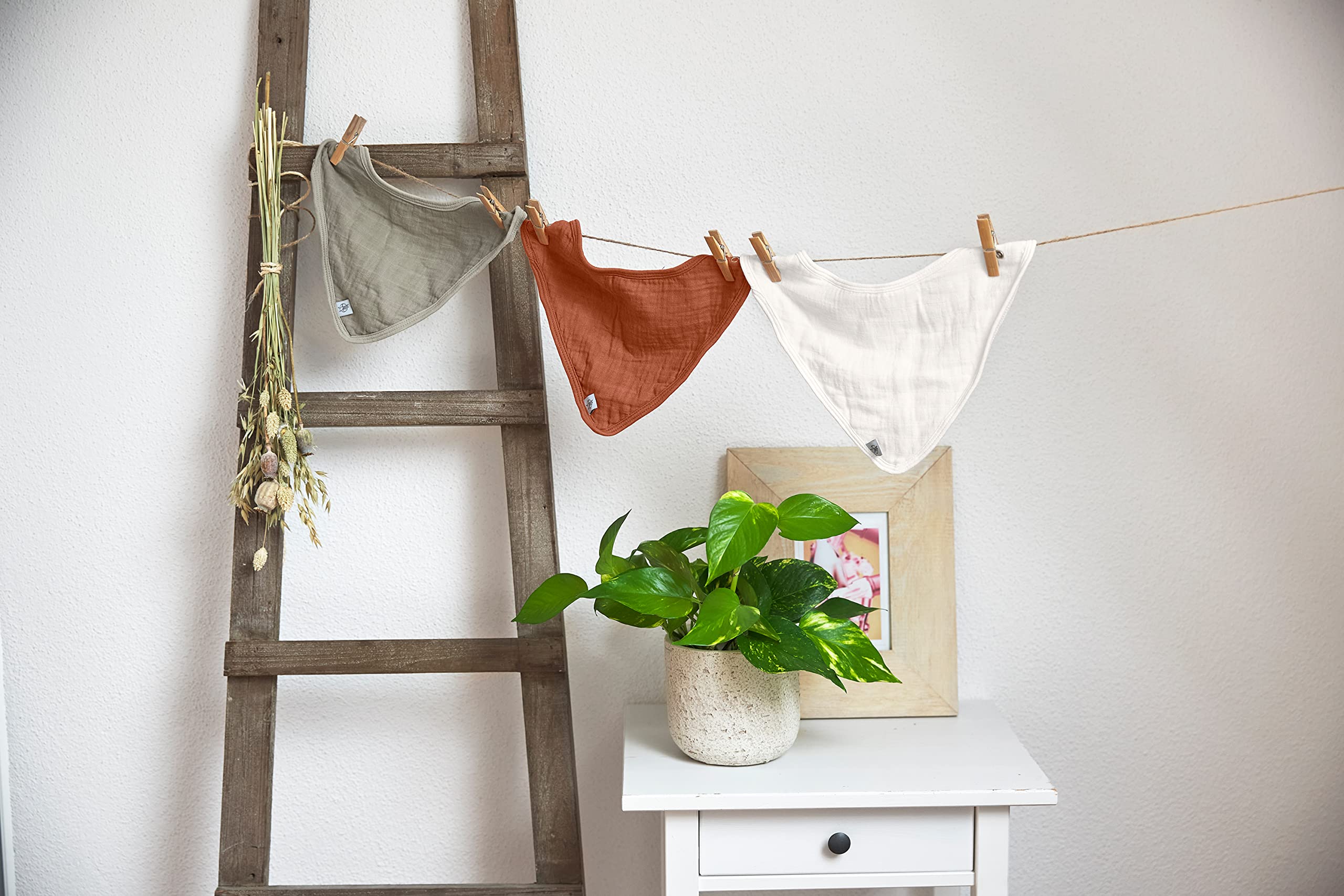 Lässig Muslin Terry Bandana Bandana Mixte bébé