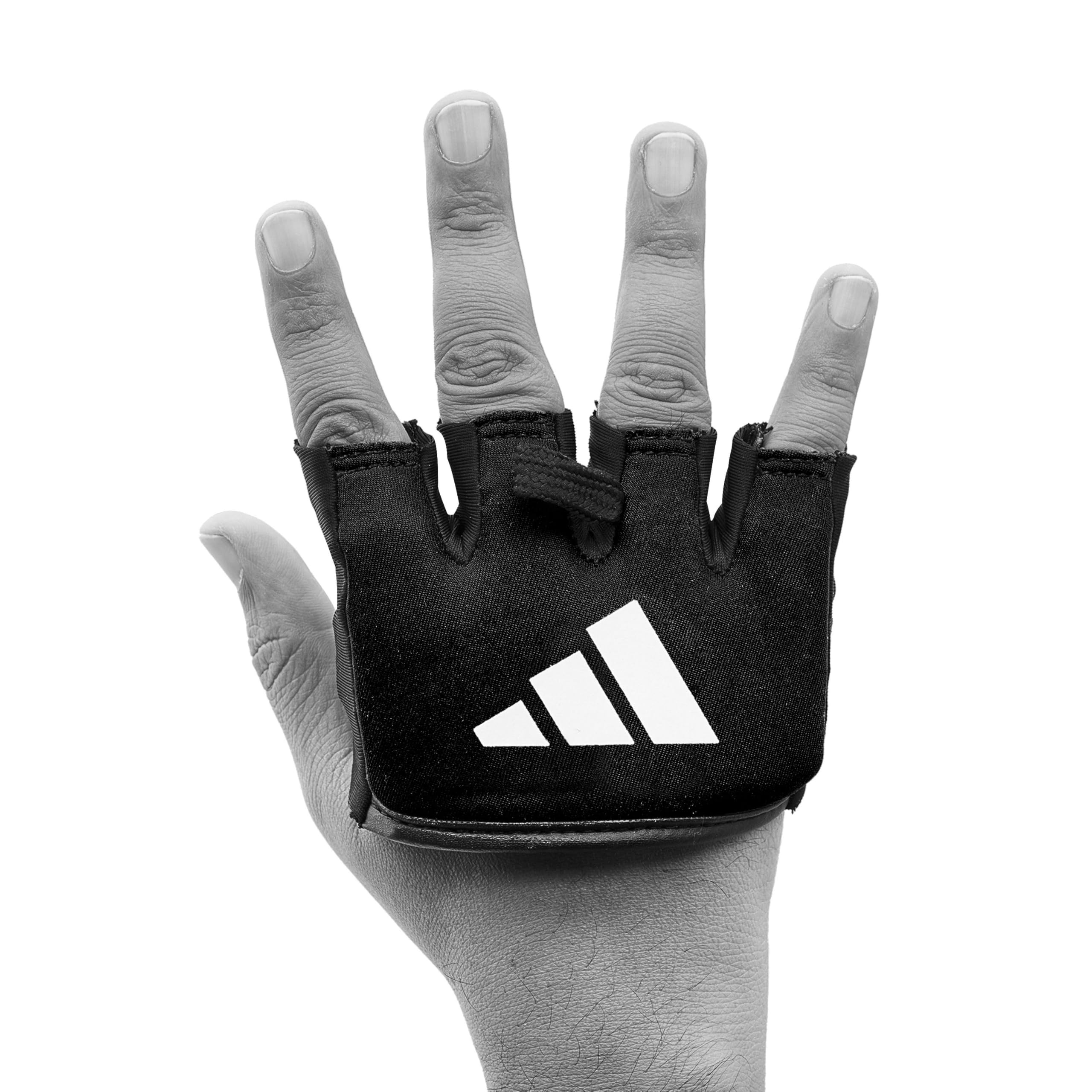 Adidas Guantes Interiores Unisex Manga Nudillos Negro Dorado Talla Única EU