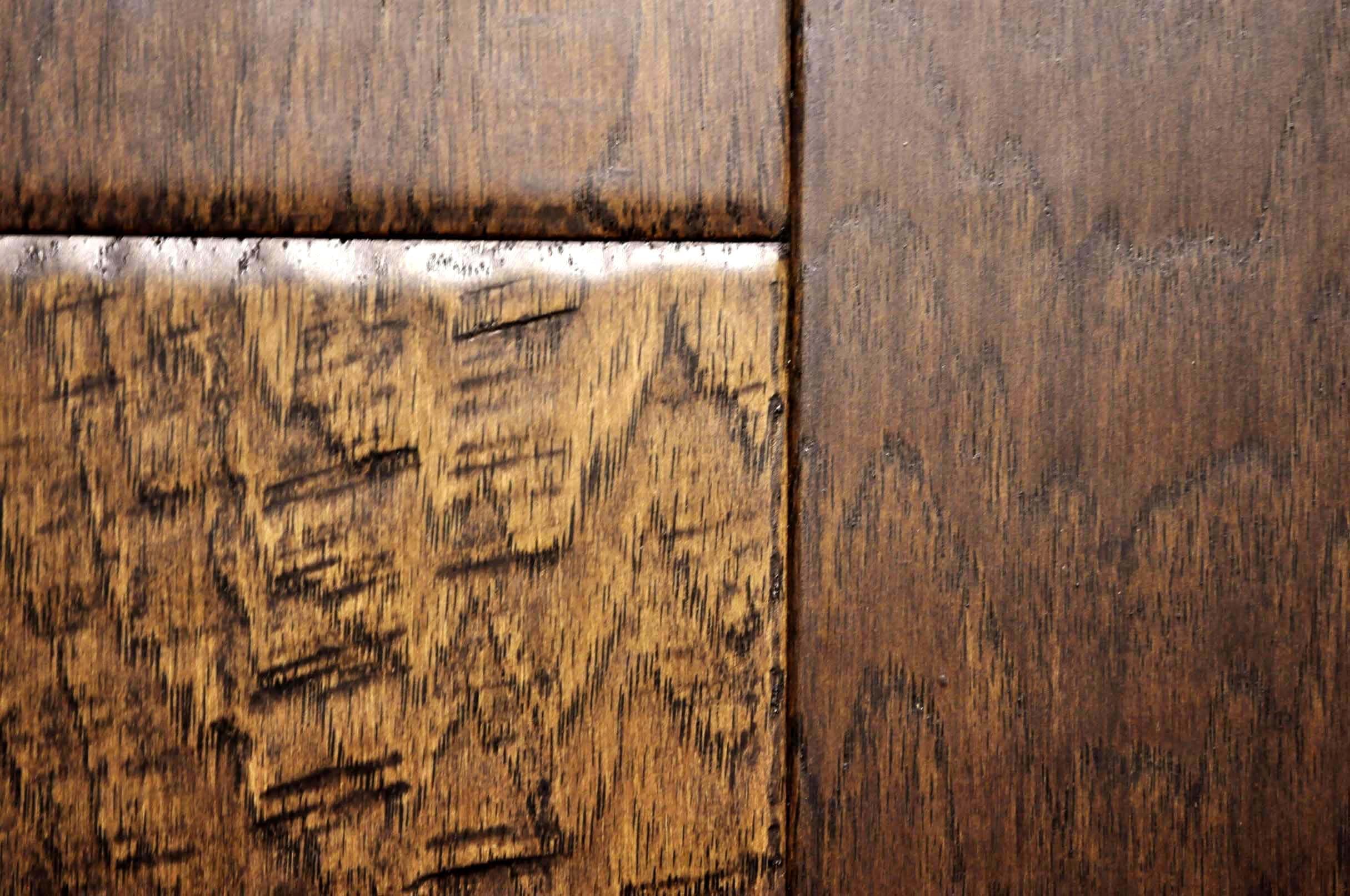 28410 CFA Engineered Hardwood Flooring, Brown Coffee US Hickory-CK8033E67, Veneer 2mm, Wide 5", Thick 1/2", Random Length 1'-4'