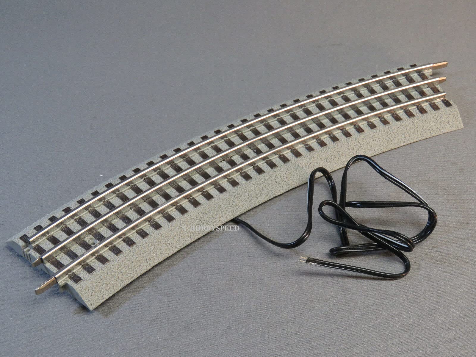 FASTRACK O48 30 Degree Curve Track Terminal Section w/Terminal Wire from Bulk O Gauge