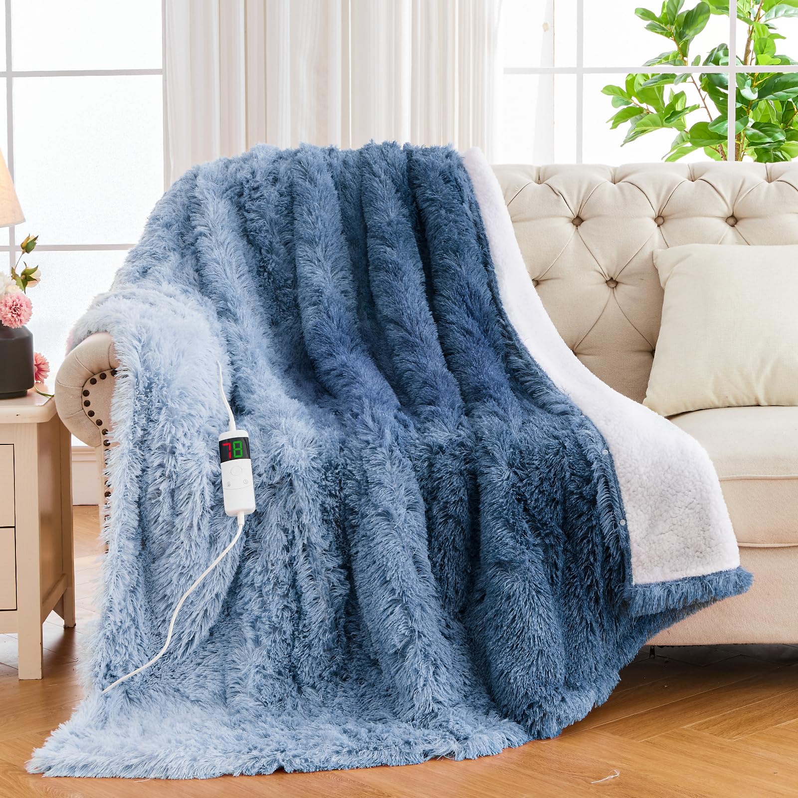 Bed Warmer F2 Electric Blanket Dual Control Manual Sunbeam Premium