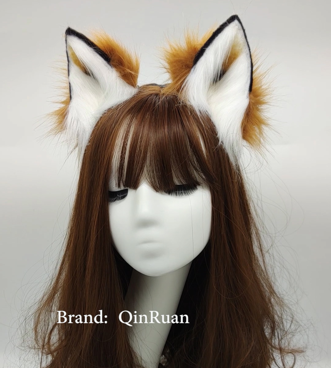 Cat Fox Ears Headband Costume Fur Anime Neko Cosplay Party - Foto 3