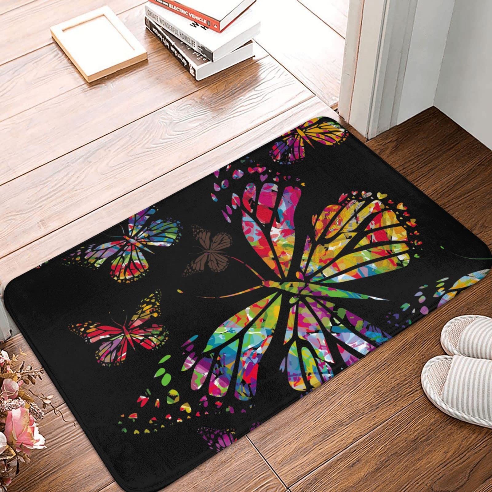 Tapis d'automne extérieur anti-boue pour garder une maison propre