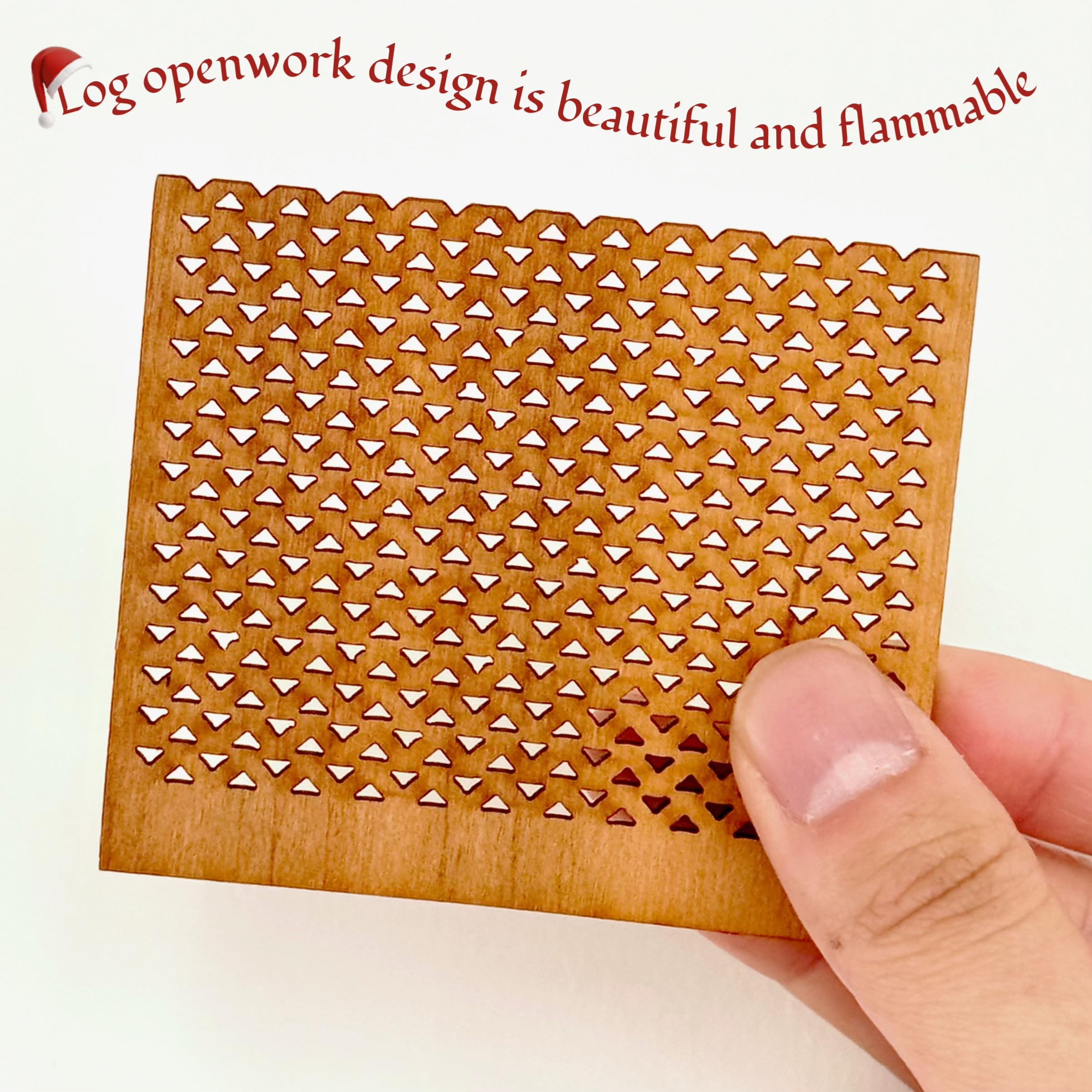 Kerzendochte aus Holz, 7,9 x 6,9 cm, für selbstgemachte Kerzen, Basteln, Holzdochte für Kerzenherstellung, Holzdocht, natürliches Holz, rechteckige Kerzenkerne für selbstgemachte Kerzen, 12 Stück