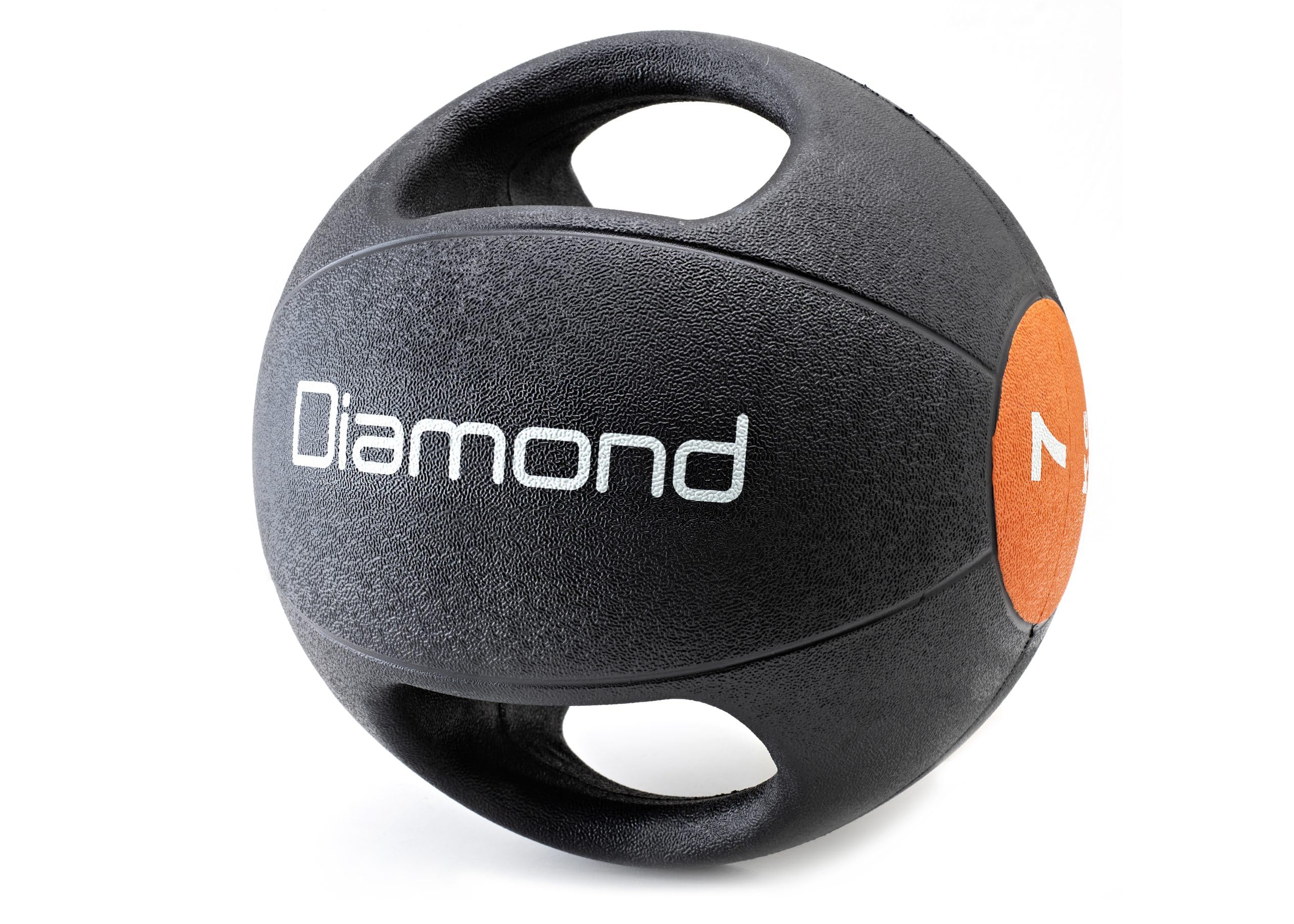 G5 HT SPORT DIAMOND Boule médicale double poignée de [3 à 10 kg] | Ø de 21 cm à 28 cm | Pour le fitness, la réhabilitation pour la salle de gym et la salle de sport