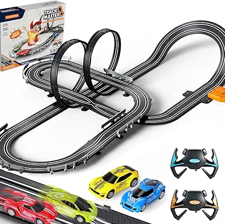 Slot Car Race Track Sets for Boys Kids,Battery...