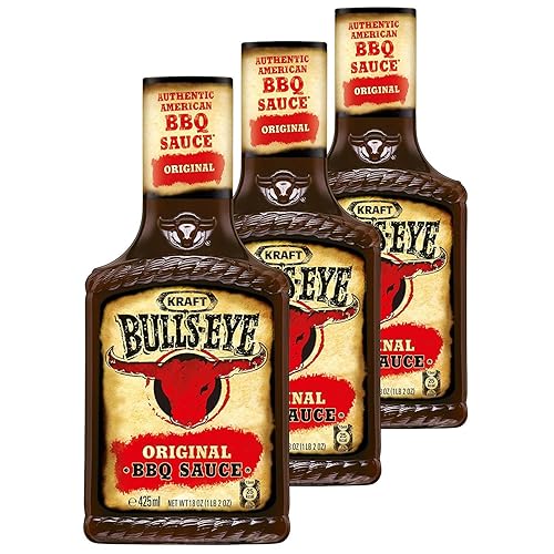 Bull's Eye - Salsa para barbacoa original, 18 onzas, paquete de 3