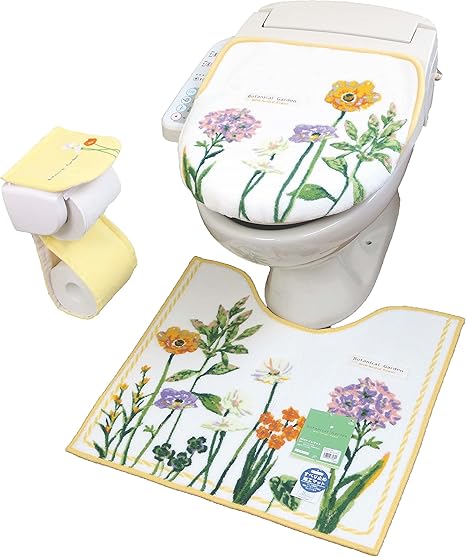 Amazon Proバイダー ボタニカル トイレマット セット 3点 北欧 日本製 普通サイズトイレマット 共用フタカバー ペーパーホルダーカバー イエロー 抗菌 防臭 風水 金運の黄色 トイレマット タンクカバー ホーム キッチン オンライン通販 Amazon Proバイダー ボタニカル トイレマット セット 3点 北欧 日本製 普通サイズトイレマット 共用フタカバー ペーパーホルダーカバー イエロー 抗菌 防臭 風水 金運の黄色 トイレマット タンクカバー ホーム キッチン オンライン通販