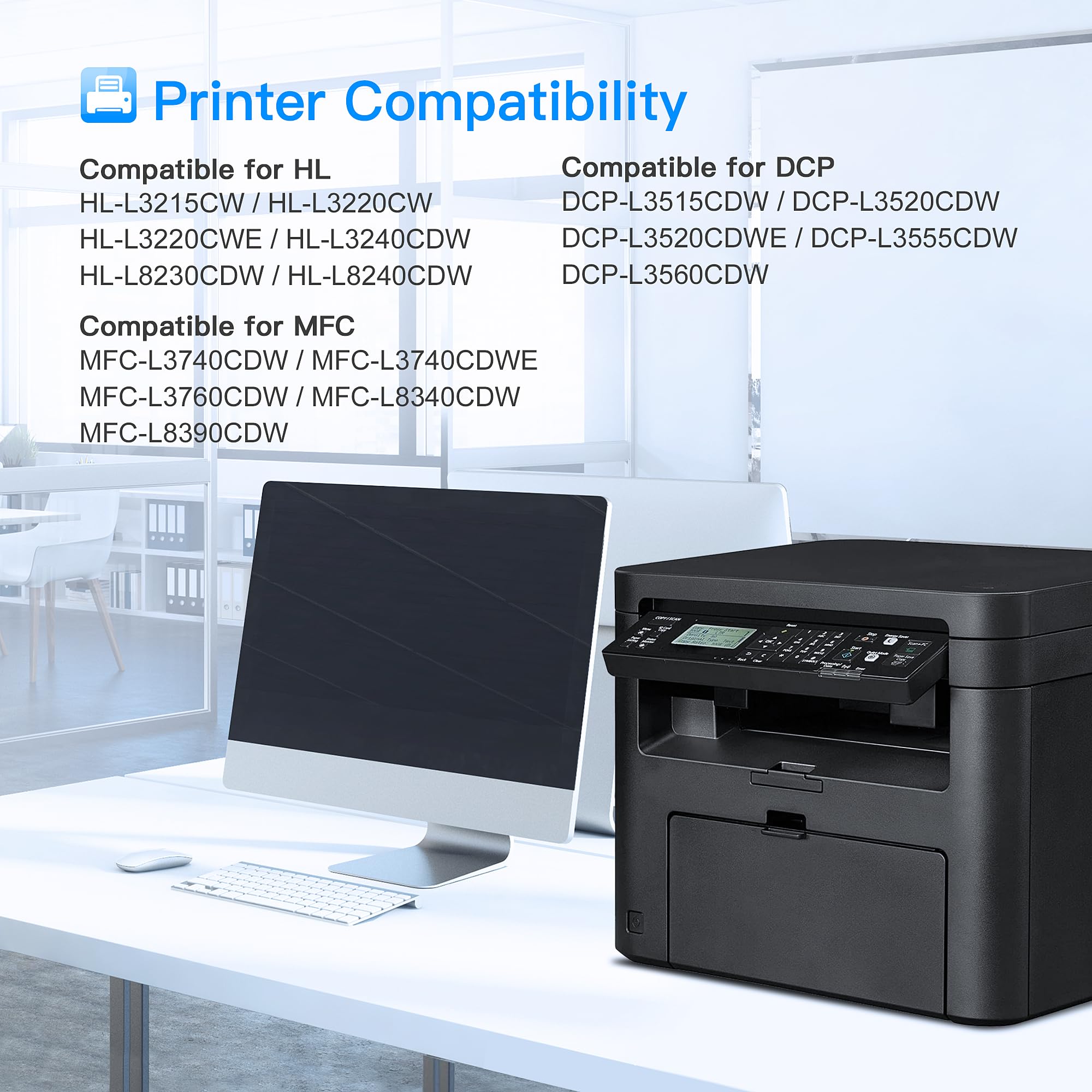 VIPGOOD TN2420 TN2410 Toner Con Chip Compatibile Per Brother TN 2420 TN