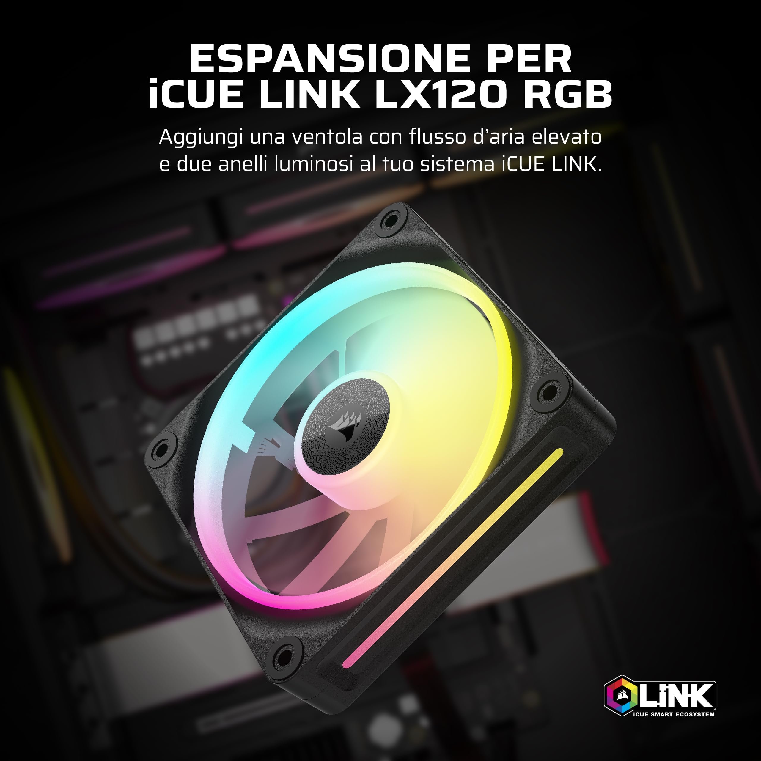 Corsair Icue Link Lx120 Rgb - Ventola Del Case - 120 mm