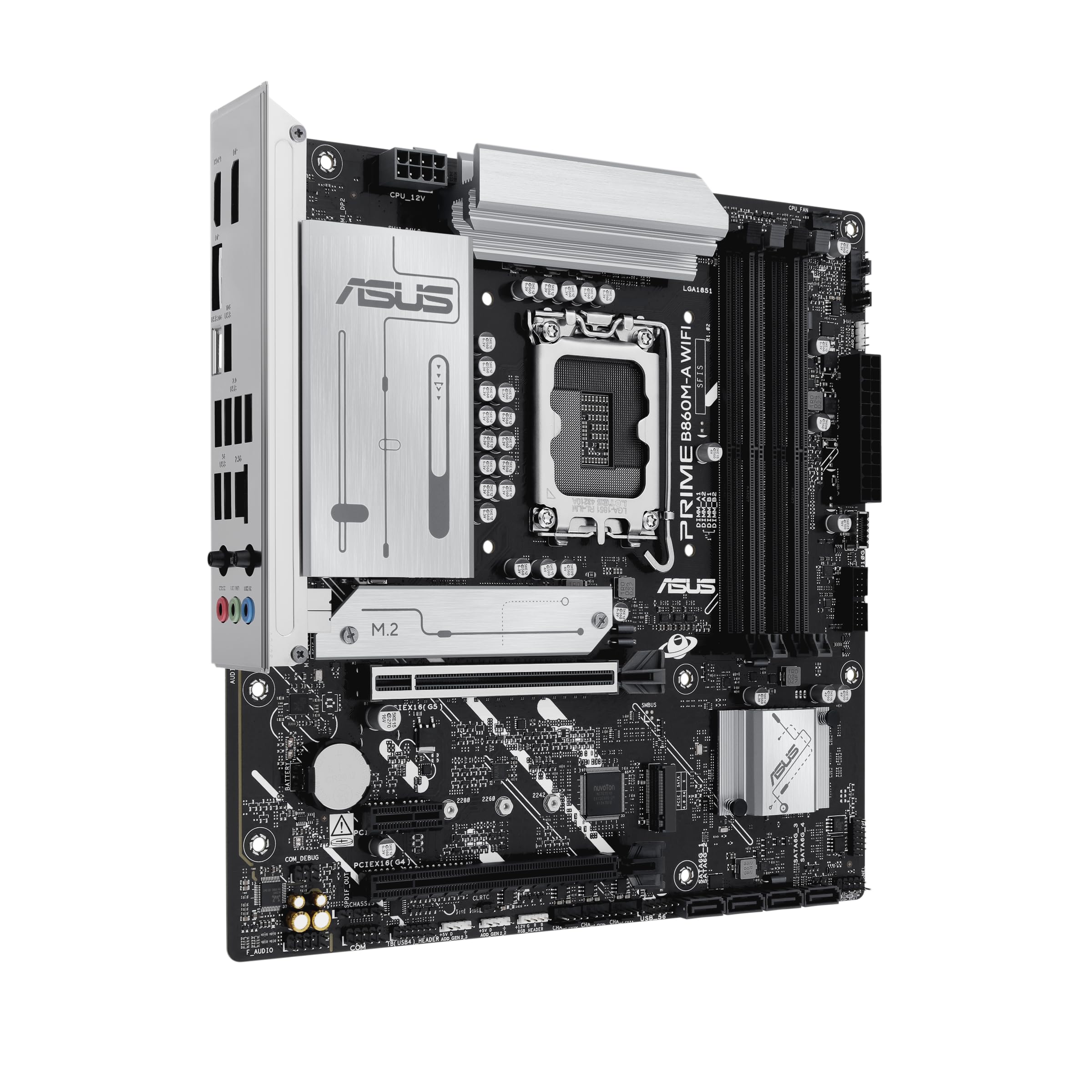 ASUS Prime B860M-A WiFi-CSM oferece DDR5, PCIe 5.0, dois slots M.2