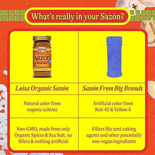 Miniatura 4 de Loisa Adobo sin sal + Sazon Duo