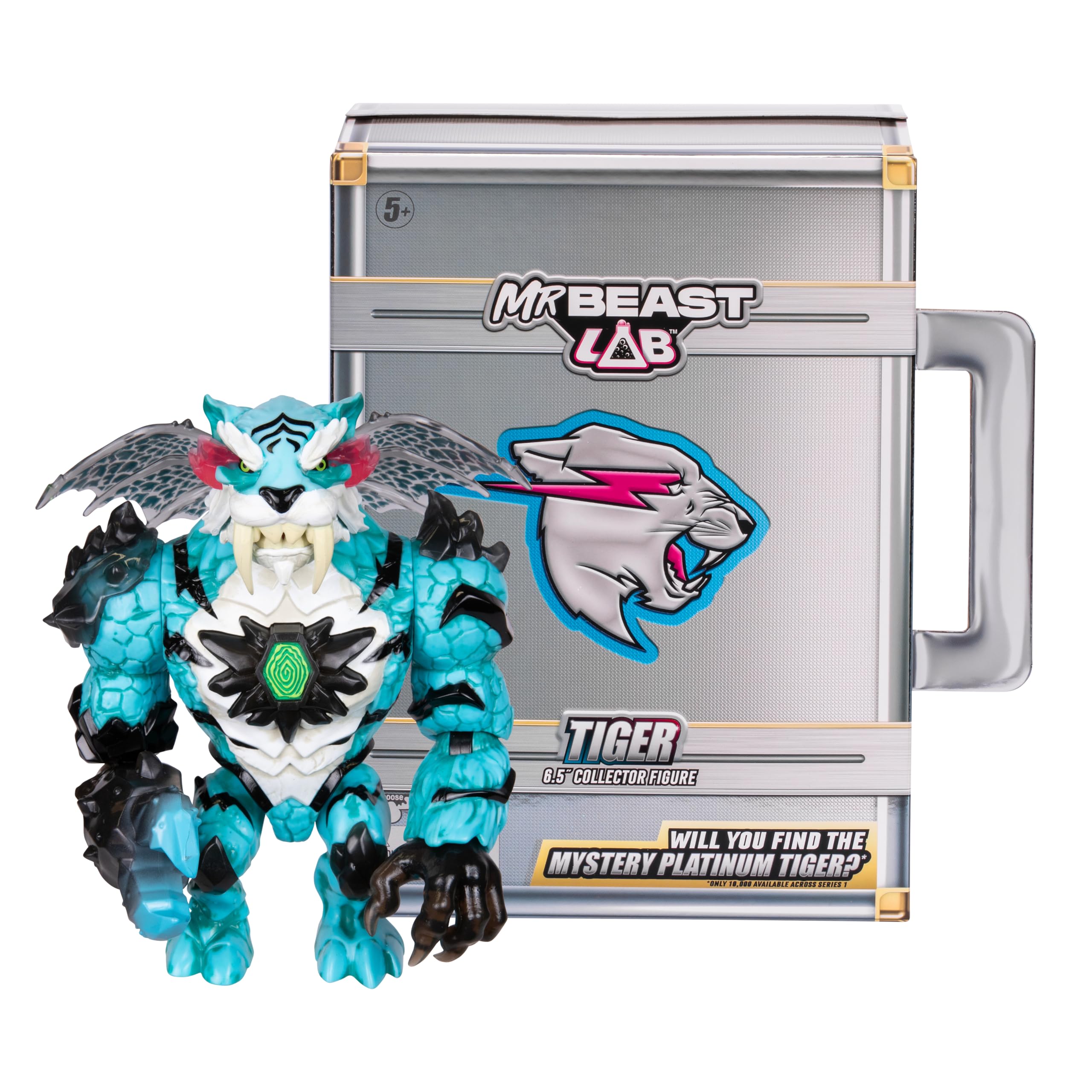 MrBeast Lab Apex Beast Tiger Collector Figure, Standing At 6.25