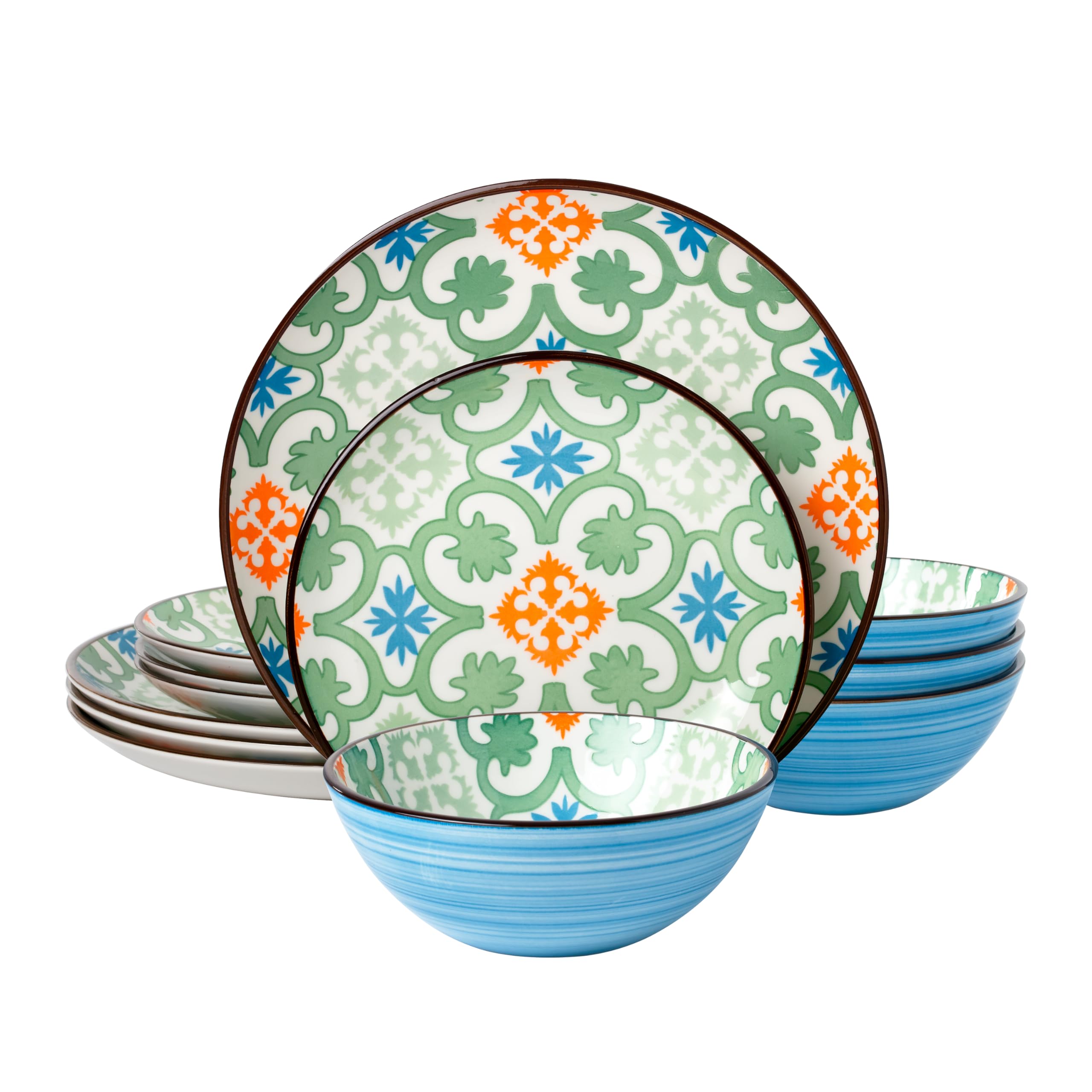 Amazon.com | Joseph Sedgh Collection “Harper” 12-Piece Porcelain
