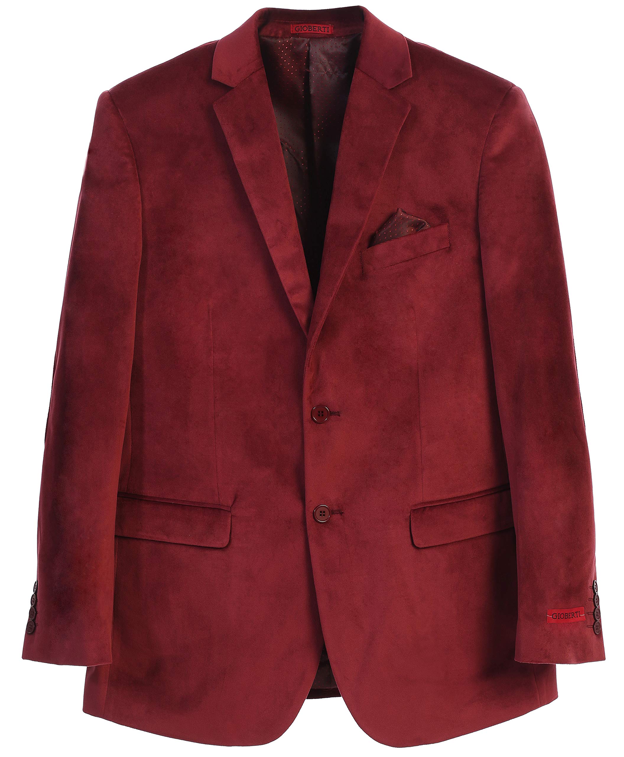 Mens Formal Super Soft Velvet Blazer Jacket-image-22