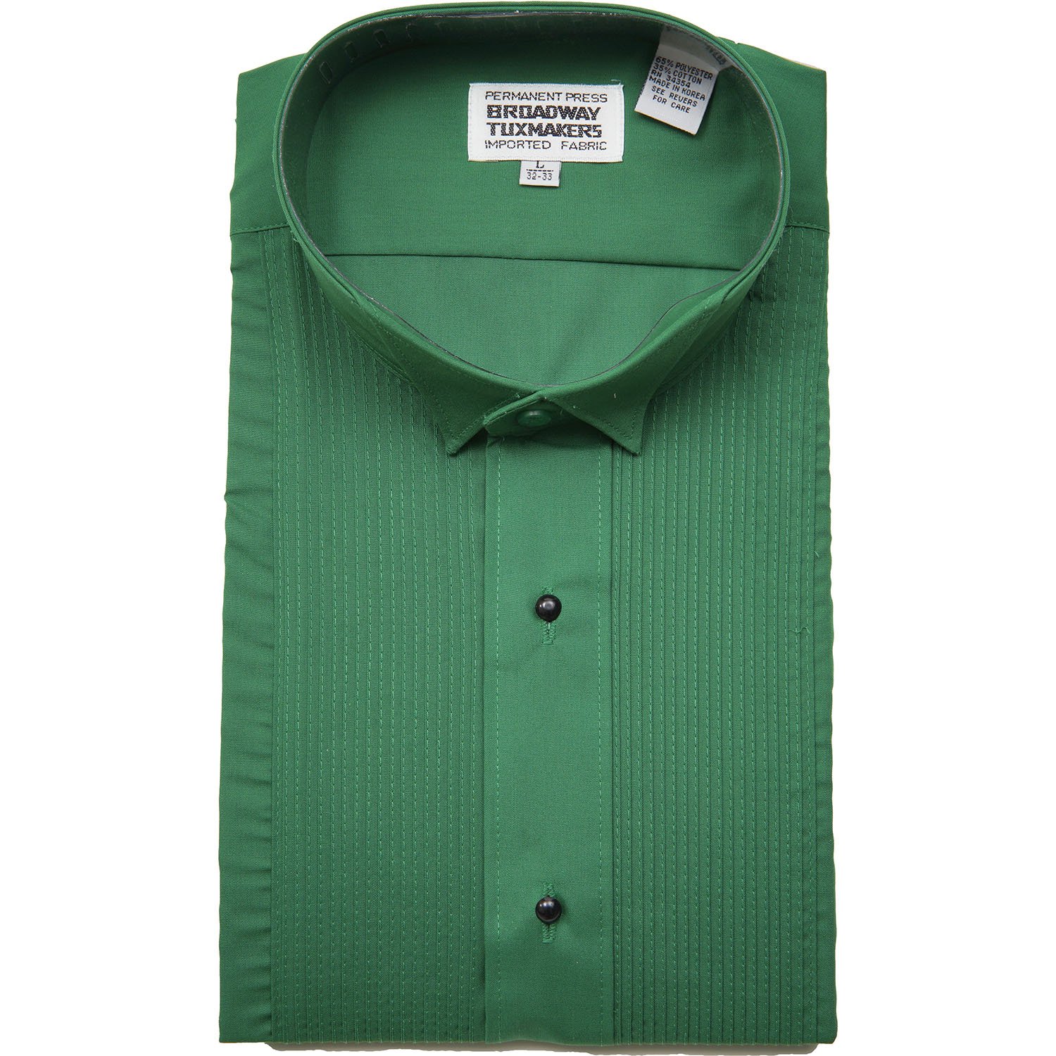 Broadway Tuxmakersbroadway tuxmakers Mens Jade Green Tuxedo Shirt