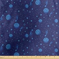 Vista 155 de Lunarable The Yard, tela de mariposa de The Yard, colorido patrón de insectos con alas para primavera, diseño de dibujos animados, tela de Morado