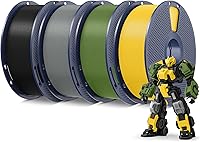 Vista 27 de SUNLU - Filamento PLA Plus 1.75mm Negro 1KG, Filamento para impresora 3D enrollado cuidadosamente 1.75mm, PLA+ 1000g, precisión dimensional de +