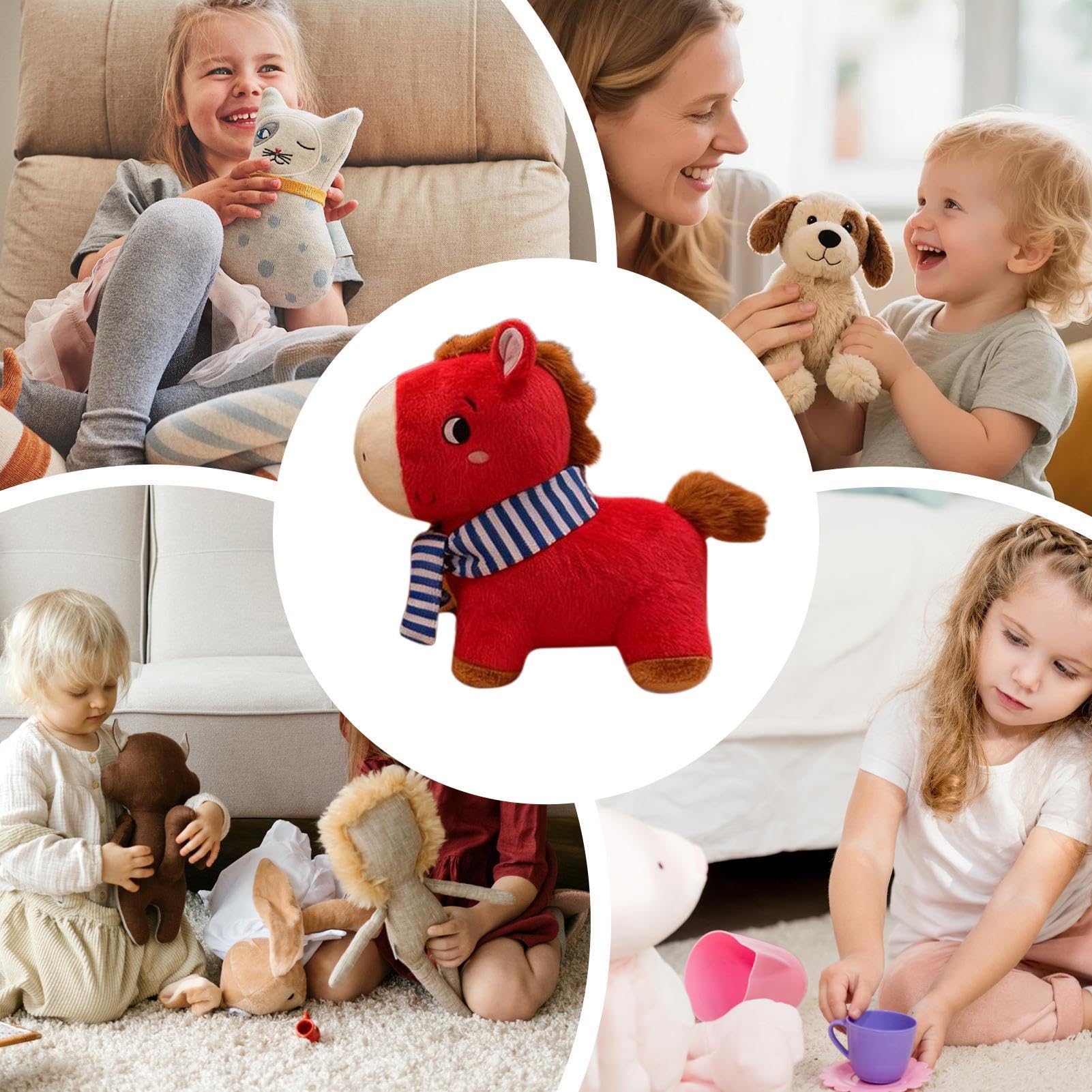 Genérico de peluche de caballo – Figura de Año Nuevo Chino, 2026 de peluche de caballo chino, para adultos y cumpleaños, Halloween, Navidad, de bajo, mesilla de noche, dormitorio Genérico de peluche de caballo – Figura de Año Nuevo Chino, 2026 de peluche de caballo chino, para adultos y cumpleaños, Halloween, Navidad, de bajo, mesilla de noche, dormitorio