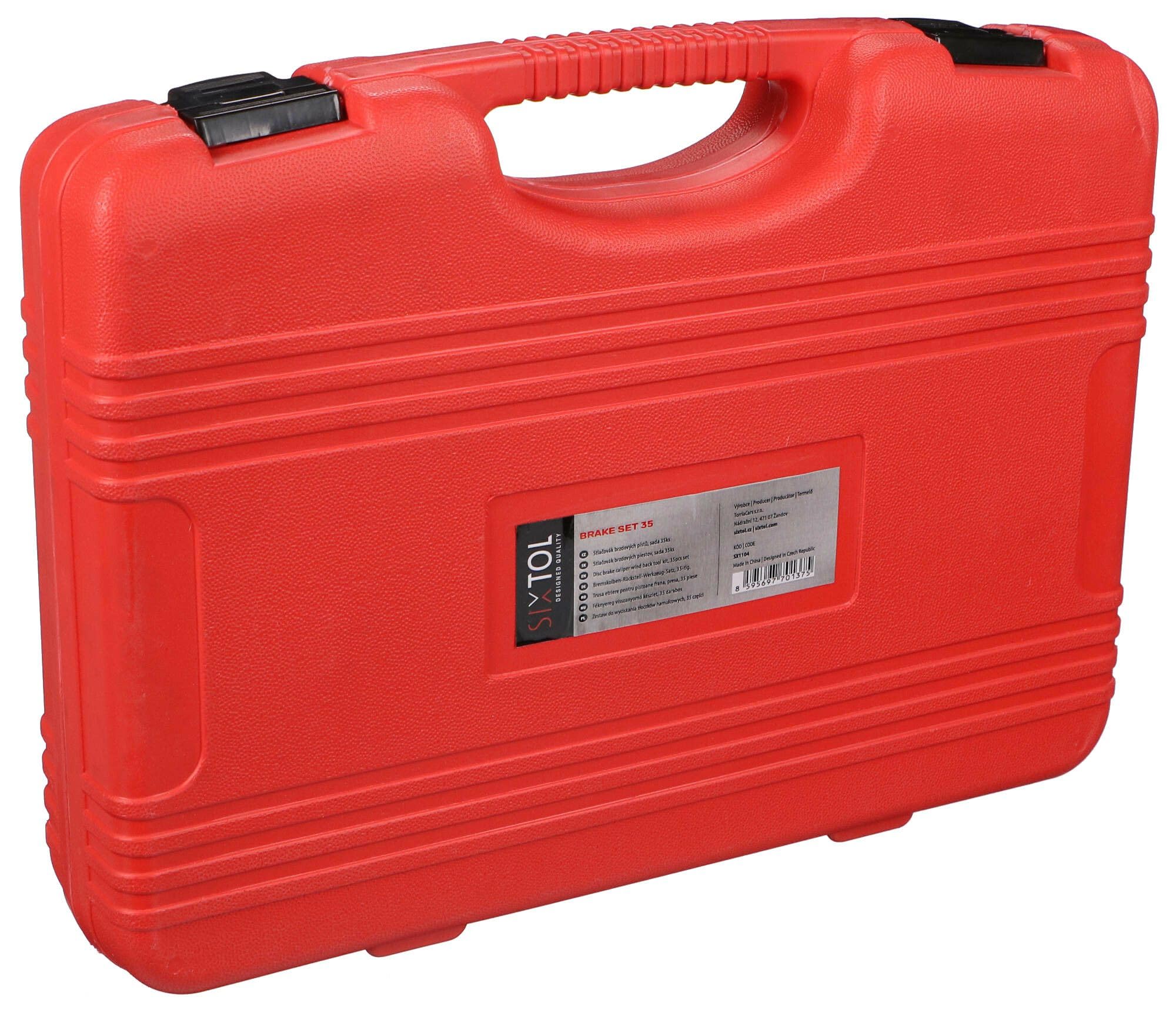 Mechanic Brake Set 35 | Juego de reposicionador de pistones de Freno 35 pzs | Reposicionar el pistón de Freno al Cambiar los Discos | Las Zapatas o Las Pastillas de Freno