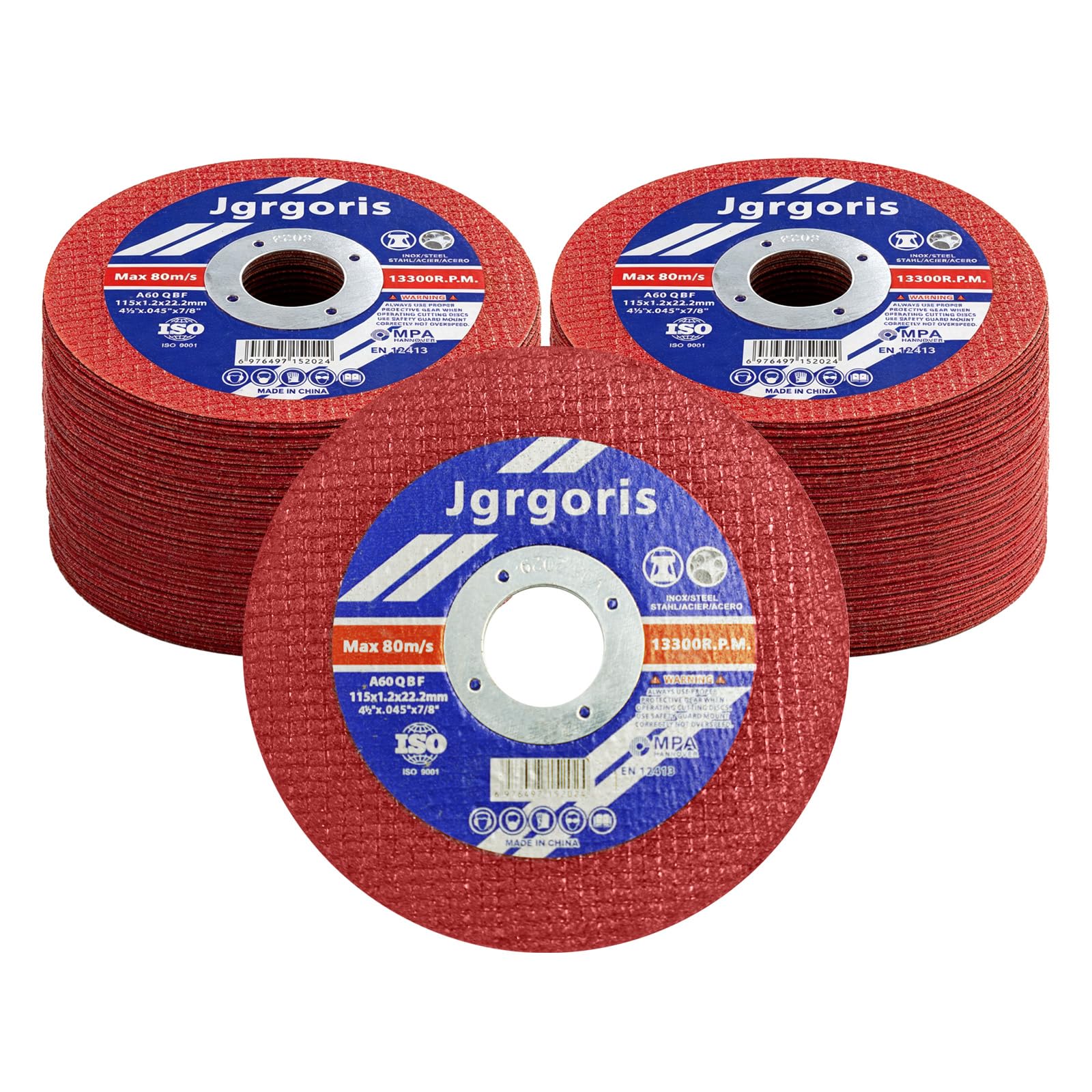 Cut-Off Wheels - 54 Pack for Metal & Stainless Steel -16