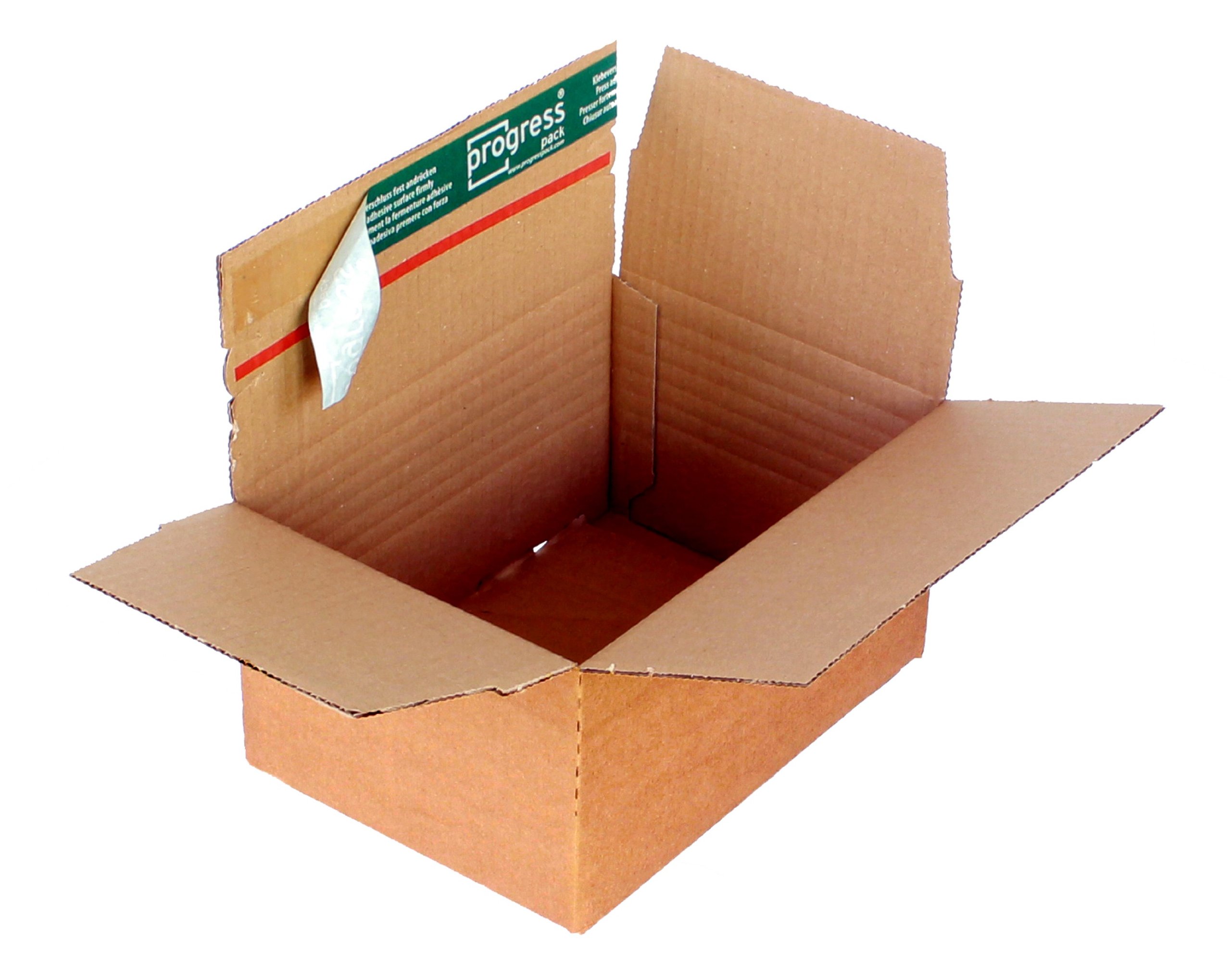 Fix-Aufrichtekarton Premium PP K14.02 aus Wellpappe, DIN A5+, 229 x 164 x 50-115 mm, 10-er Pack, braun