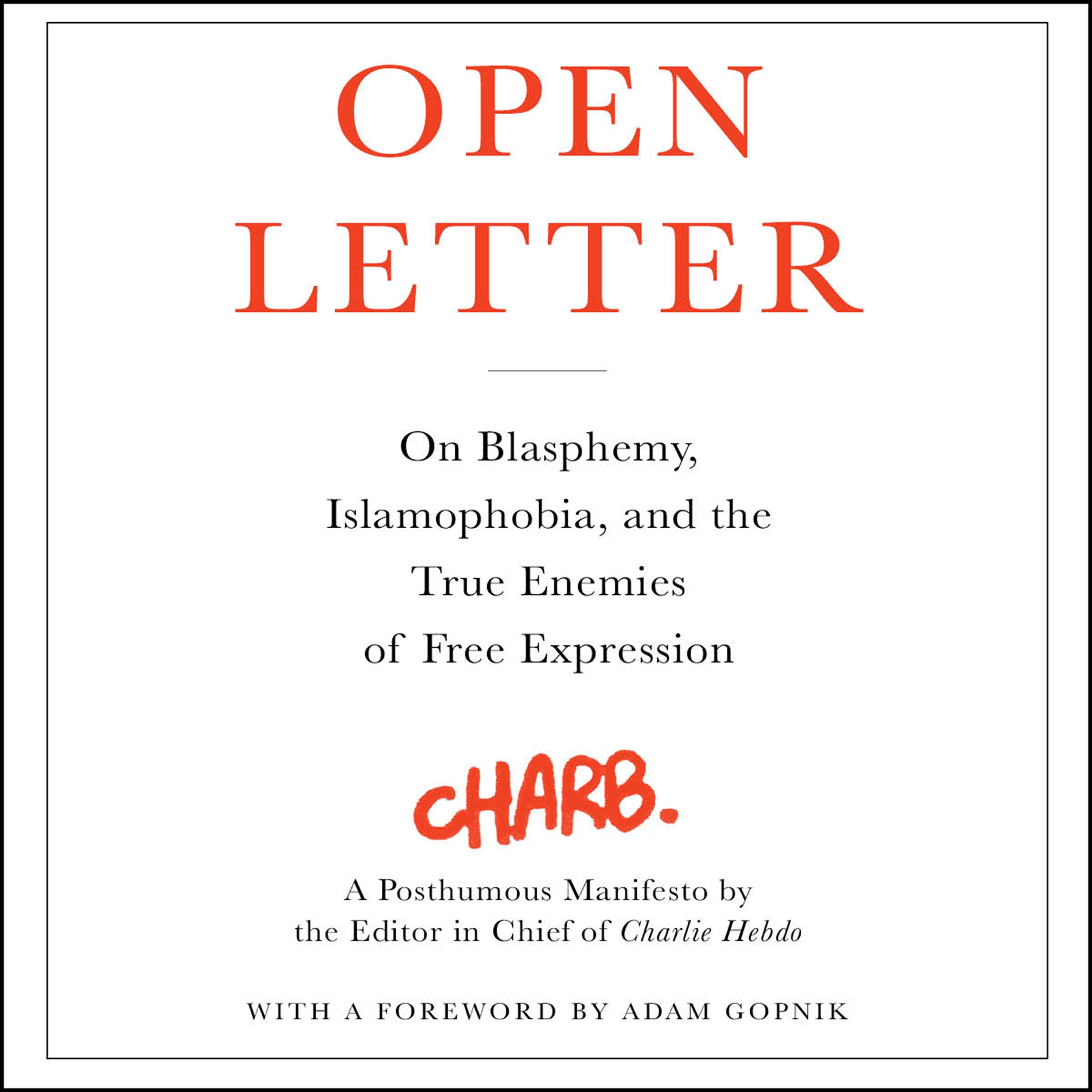 Cover art for Open Letter