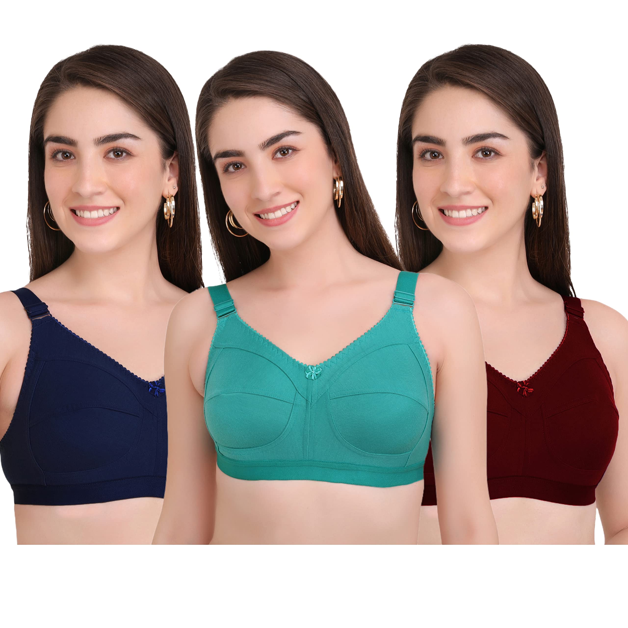 3 Piece Everyday Full Coverage Bra (Combo of 3)(Combo of 3-001)-image-32