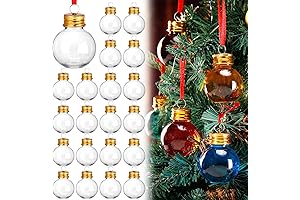 24Pcs Christmas Drink Balls - Safe Shot Glass Ornament Drinking Bulbs, Christmas...